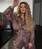 Брючный костюм тройка YM-7058A22