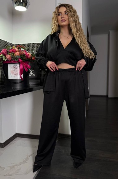 Брючный костюм тройка YM-7058A22