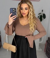 Кофта с расклешенными рукавами YM-7048A12