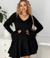 Кофта с расклешенными рукавами YM-7048A12