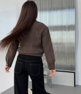 Шкіряна стильна куртка INNA-06A1200