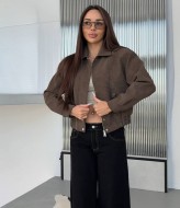 Шкіряна стильна куртка INNA-06A1200