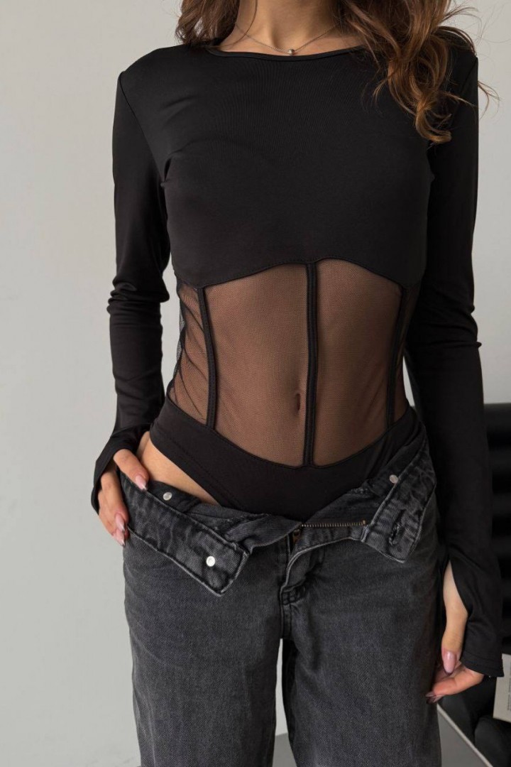 Стильный боди сетка MIK-1526A280