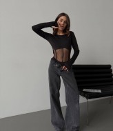 Стильный боди сетка MIK-1526A280