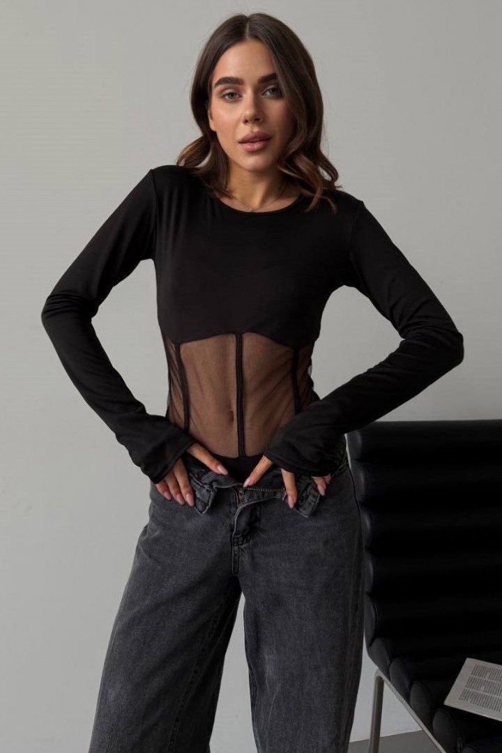 Стильный боди сетка MIK-1526A280