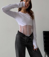 Стильный боди сетка MIK-1526A280