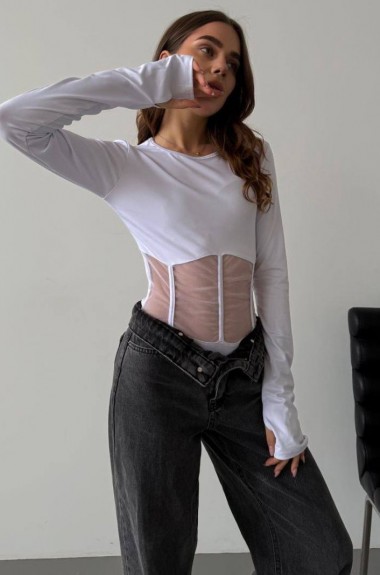 Стильный боди сетка MIK-1526A280