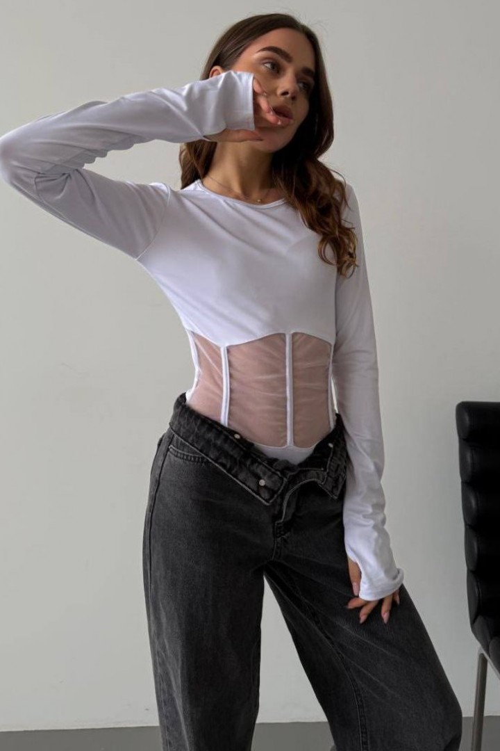 Стильный боди сетка MIK-1526A280