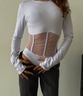 Стильный боди сетка MIK-1526A280