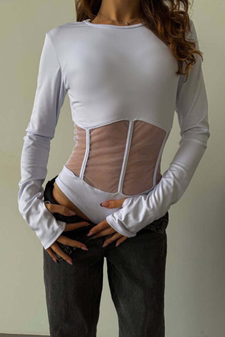 Стильный боди сетка MIK-1526A280