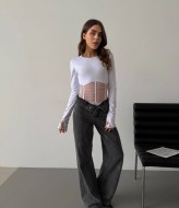 Стильный боди сетка MIK-1526A280