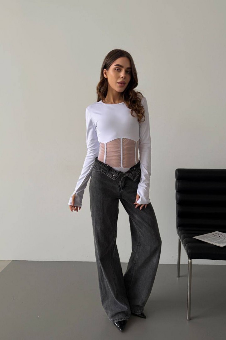 Стильный боди сетка MIK-1526A280