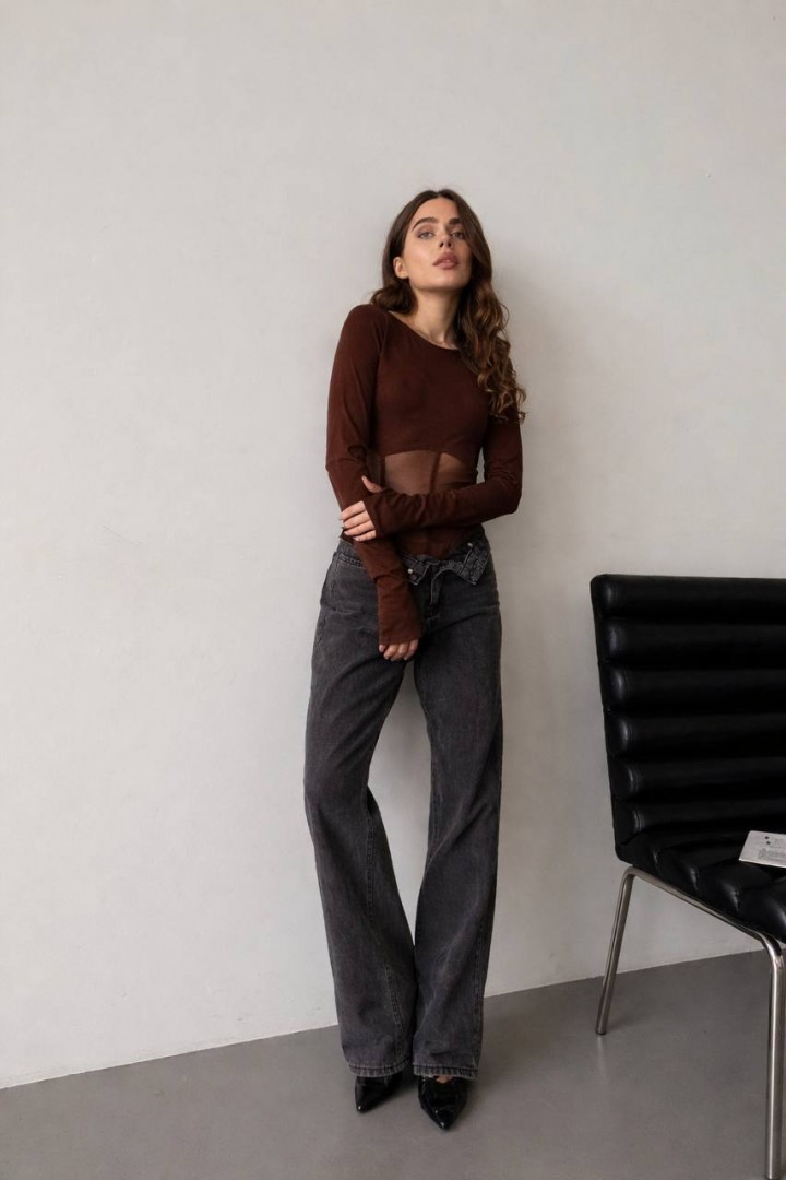 Стильный боди сетка MIK-1526A280