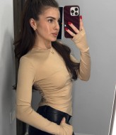 Стильный ассиметричный лонгслив MIK-3098A180