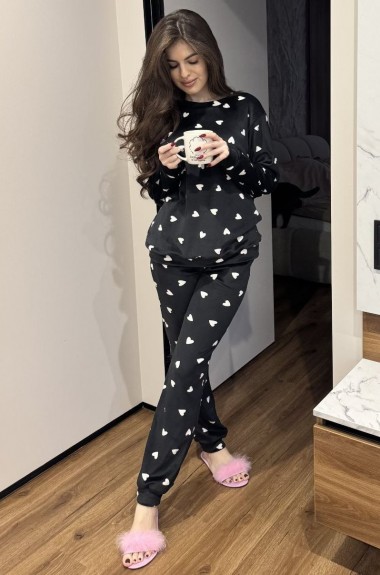 М’який домашній комплект з принтом MIK-1682A750