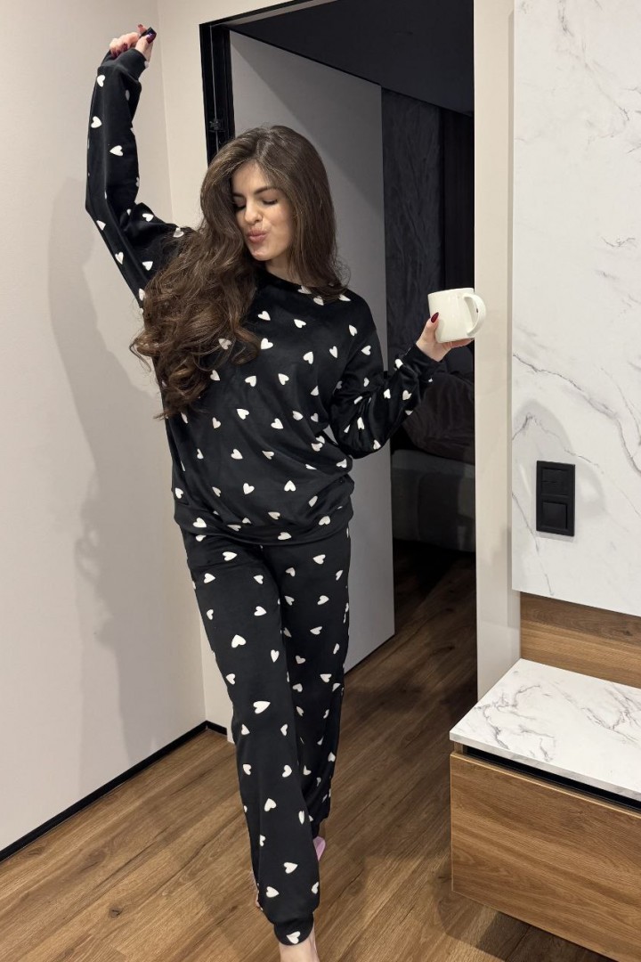 М’який домашній комплект з принтом MIK-1682A750