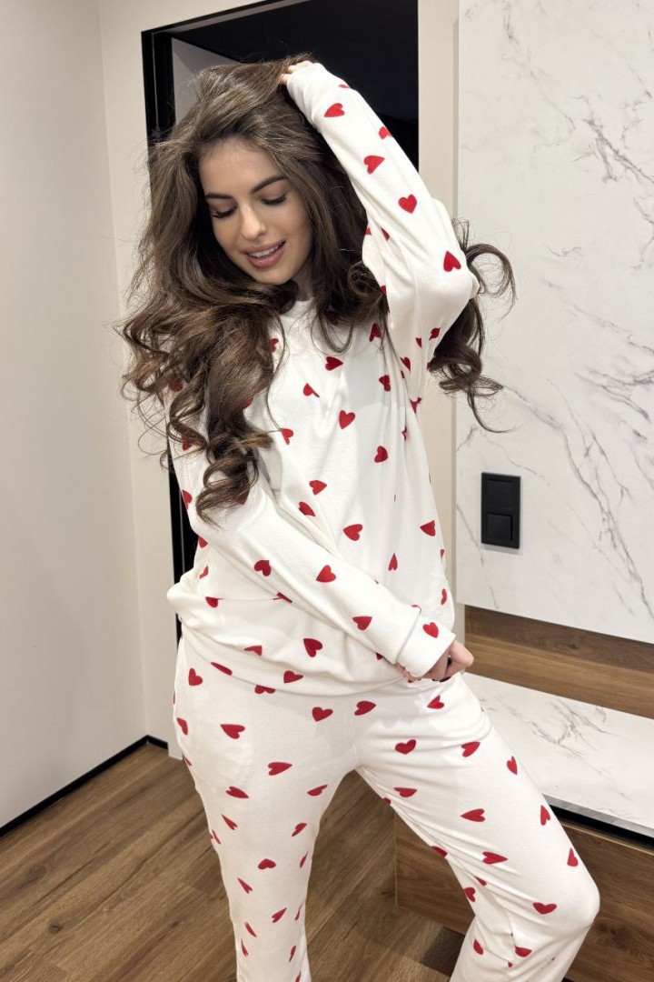 М’який домашній комплект з принтом MIK-1682A750