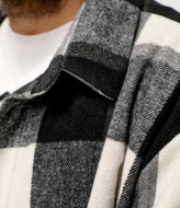 Теплая мужская рубашка в клетку MIK-1703A570