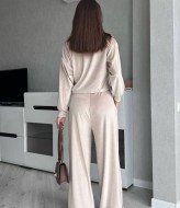 Велюровий костюм з укороченим худі MIK-2498A630