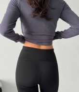 Брюки клеш с корсетным поясом MIK-2673A330