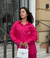 Свободная рубашка и брюки прямого кроя MIK-8072A670