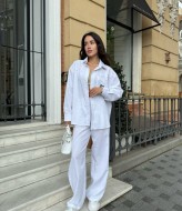 Свободная рубашка и брюки прямого кроя MIK-8072A670