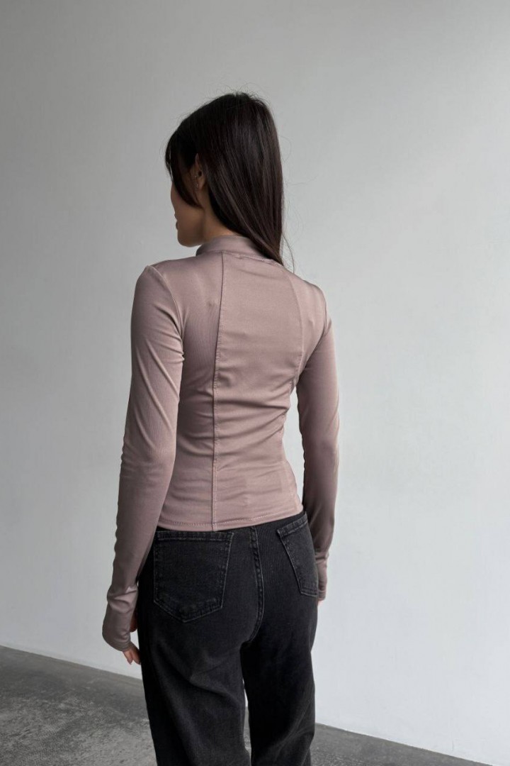 Приталенная кофта с карманами MIK-3124A370