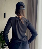 Стильный лонгслив с накатом MIK-4265A230