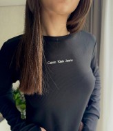 Стильный лонгслив с накатом MIK-4265A230