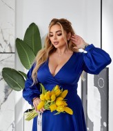 Платье шелковое длинное NJ-EY-663A1200