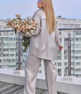 Костюм с широкими штанами и рубашкой VL-933A750