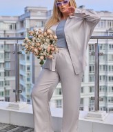 Костюм с широкими штанами и рубашкой VL-933A750