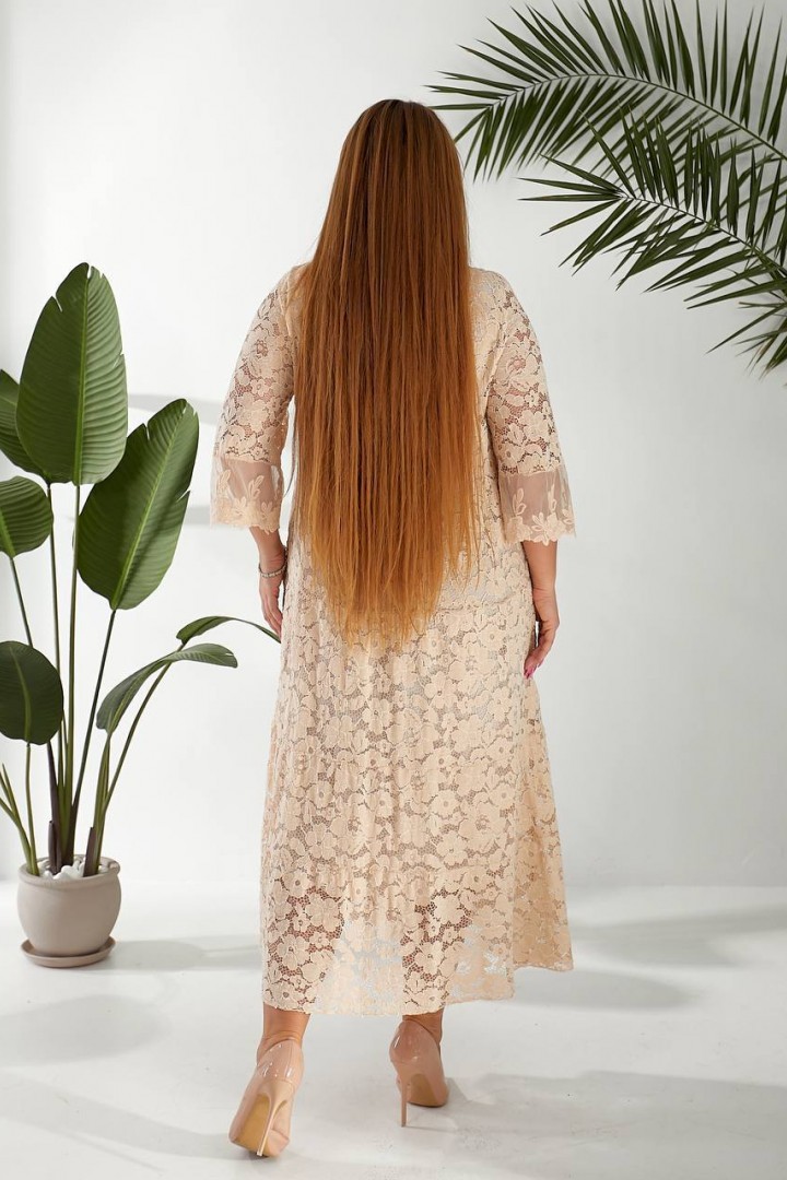 Красивое летнее платье миди  MAX-2021A800