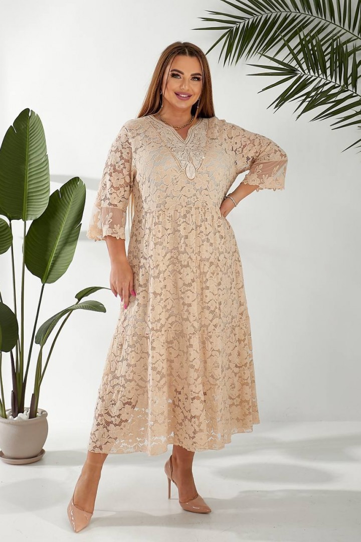 Красивое летнее платье миди  MAX-2021A800