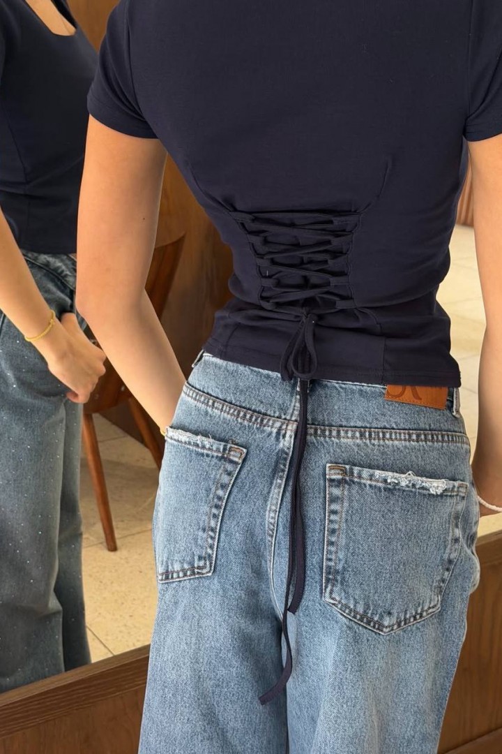 Футболка со шнуровкой SP-408A310