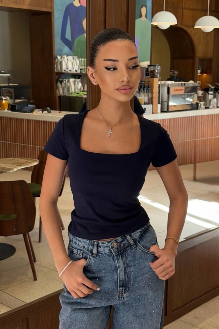 Футболка со шнуровкой SP-408A310