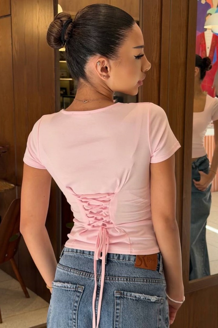 Футболка со шнуровкой SP-408A310