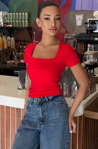 Футболка со шнуровкой SP-408A310