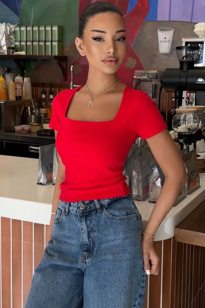 Футболка со шнуровкой SP-408A310