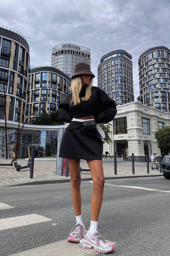 Костюм батник и юбка BOT-254A509