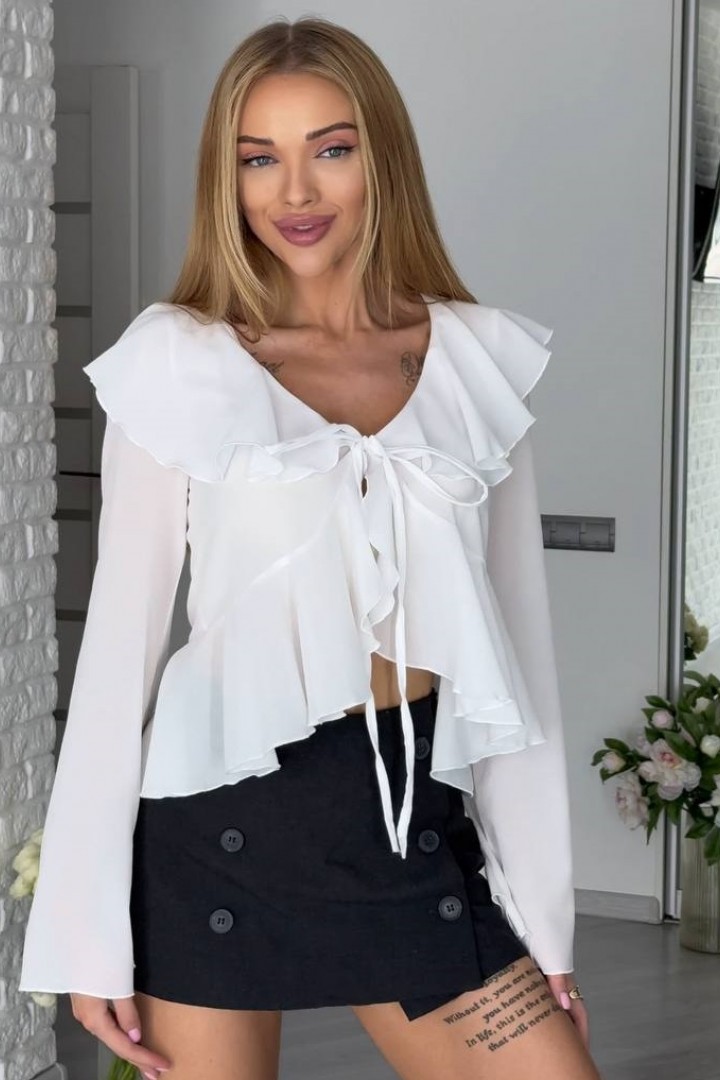 Блузка з воланами BOT-288A359