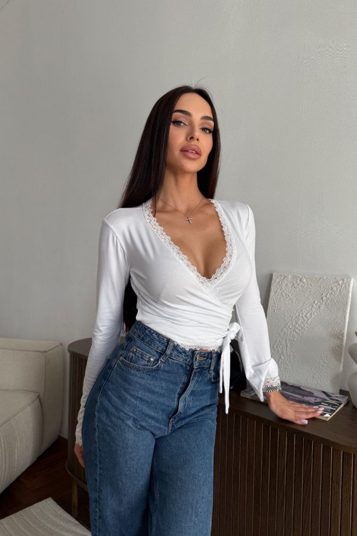 Кофточка на запах JAV-825A380