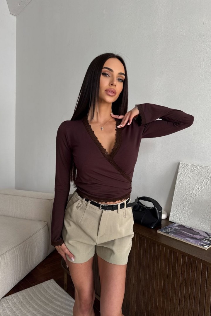 Кофточка на запах JAV-825A380