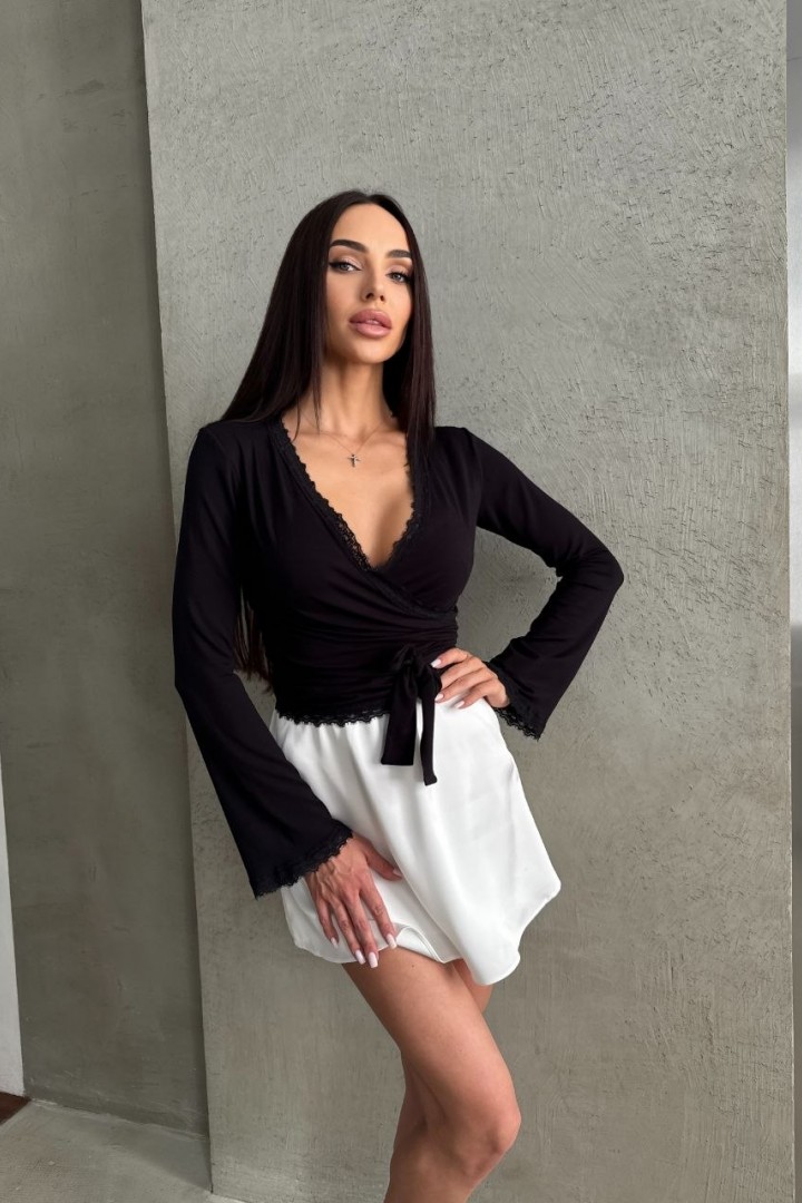 Кофточка на запах JAV-825A380