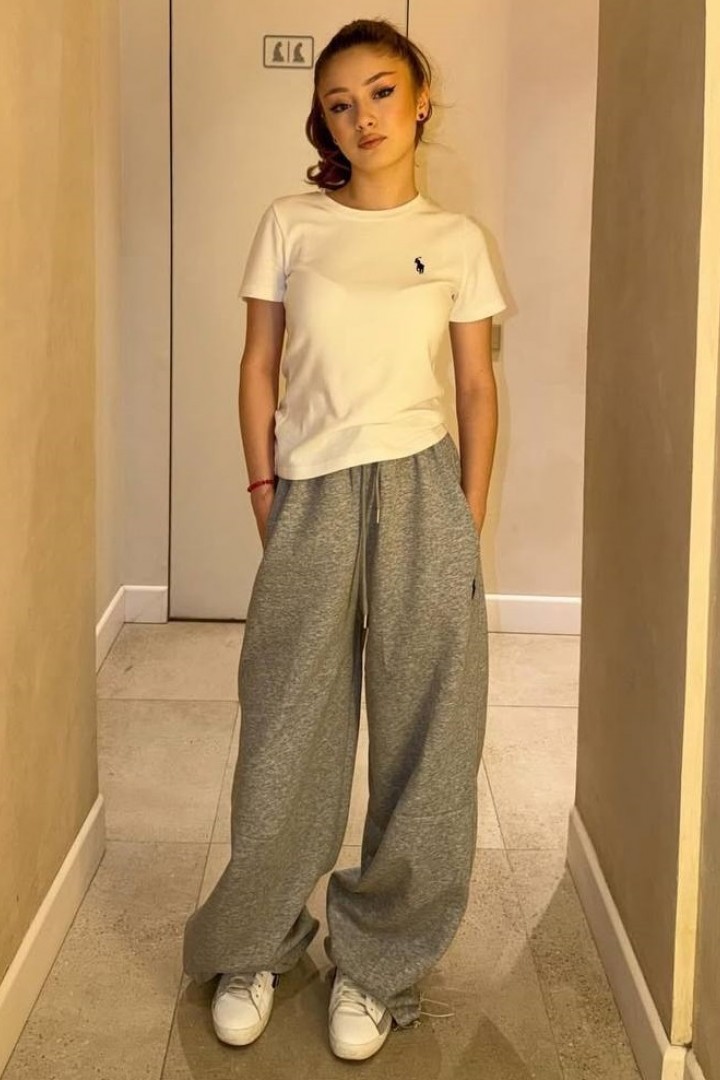 Костюм брюки и футболка KBE-0296A499