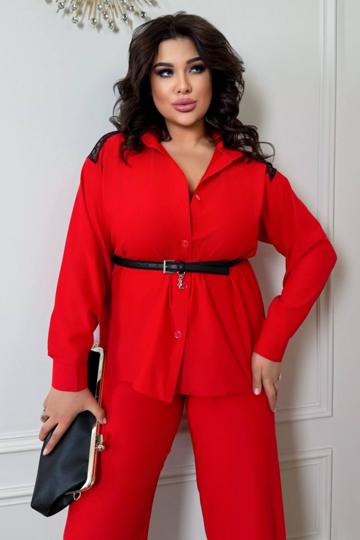 Костюм с кружевными вставками MT-416A900