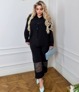 Костюм с кружевными вставками MT-416A900