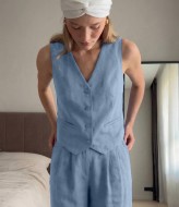 Льняной костюм BLO-859A600