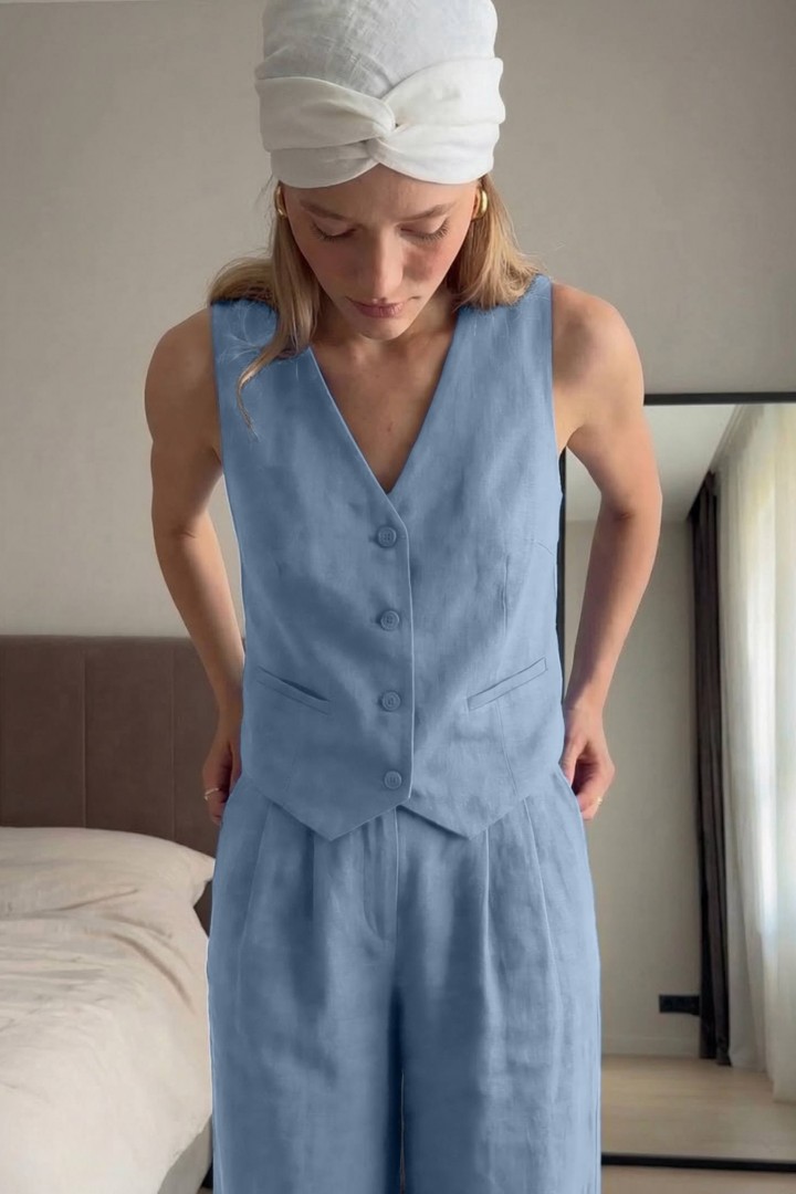 Льняной костюм BLO-859A600