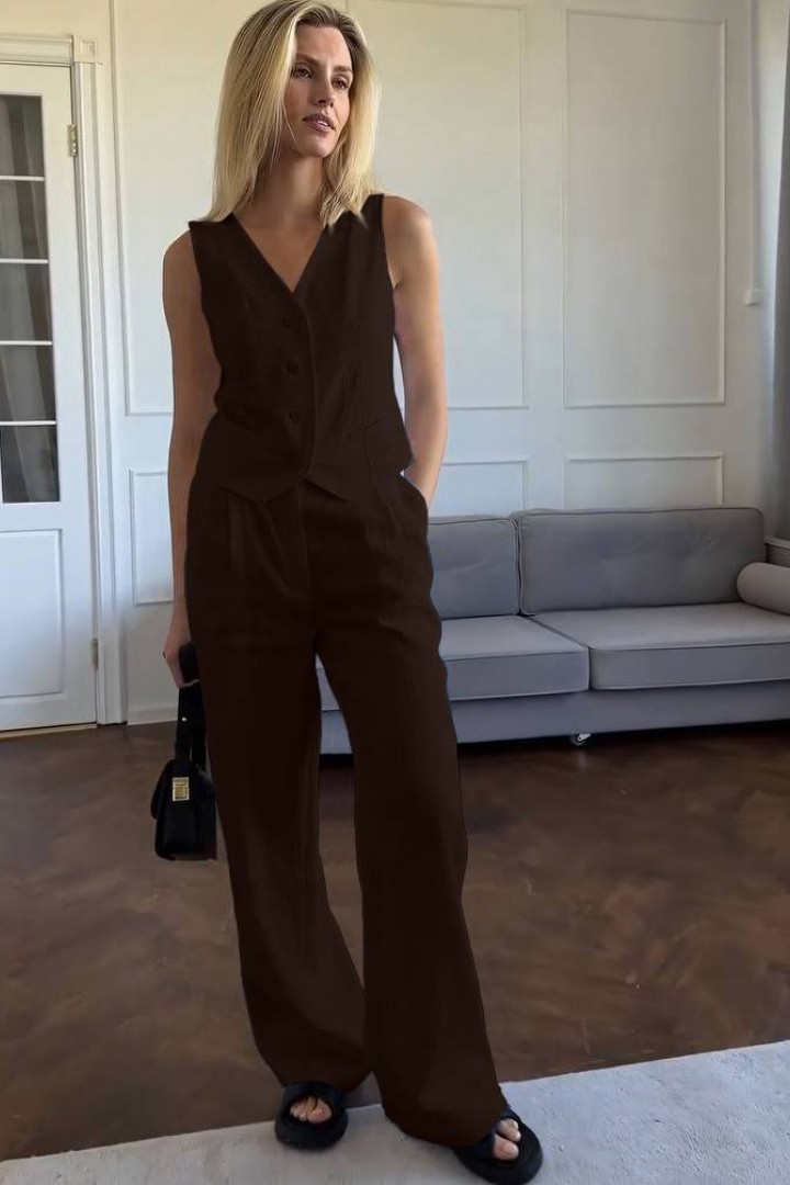 Льняной костюм BLO-859A600